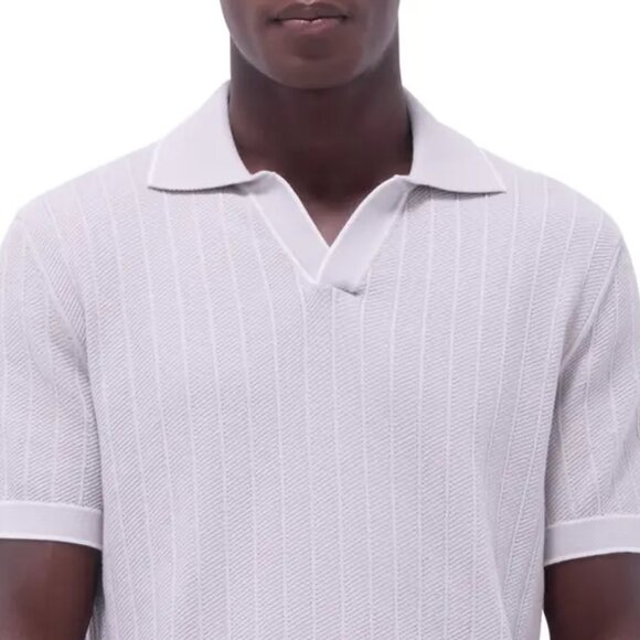 LIKE NEW! Bugatchi Johnny Collar Rib Polo Size Medium - Picture 2 of 13